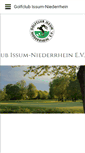 Mobile Screenshot of golfclub-issum.de